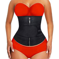 Latex Waist Trainer Women Underbust Corset for Slimming Double Training Belt Workout Sport Girdle Losing Weight High Compression