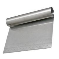 919 Dough Scraper Stainless Steel มีดตัดแป้งสแตนเลส ที่ตัดแป้งสแตนเลสแท้ ที่ตัดแป้งปาท่องโก๋ แผ่นตัดแป้ง