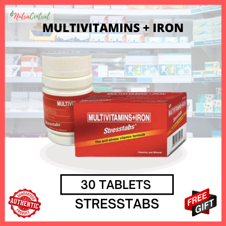 Stresstabs Multivitamins + Iron, 30 Tablets -Nutracentral | Lazada PH