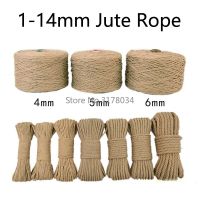 【YD】 Jute Fabric Rope Twine Rolls Hemp Twisted Cord Macrame String Basket Scratching 10mm