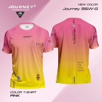 Ready Stock Jersey Journey เสื้อกีฬาสำหรับผู้ชายและผู้หญิง (Jerw Summer Print Shirt) สำหรับวิ่งออกกำลังกายผ้าไมโครสปอร์ต