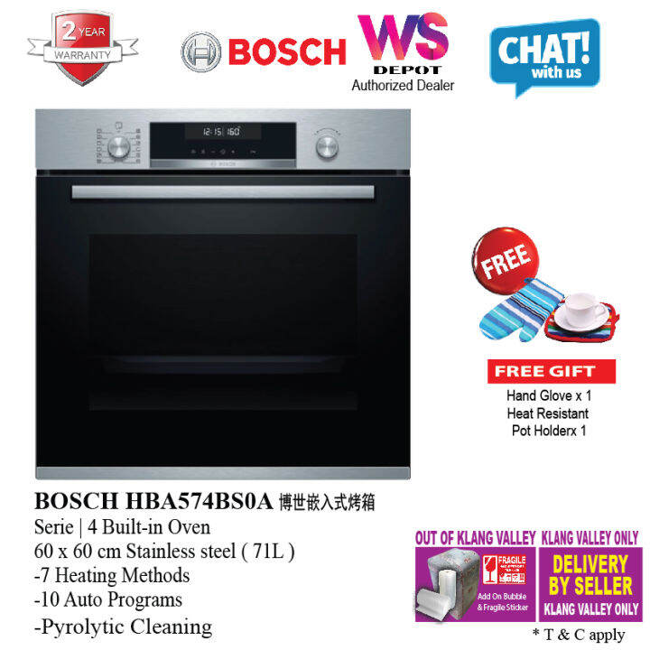 bosch oven pyrolytic clean