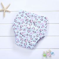 Baby Cloth Diapers for Newborns, Reusable Cotton 4-layer Diapers, Childrens Waterproof Training Underwear, Baby Learning Pants