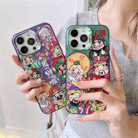 กรอบชุบรูปแบบที่ได้วาดไว้วัสดุ TPU เคสโทรศัพท์มือถือแฟชั่นที่รู้จักกันดีเทรนด์เฉพาะกลุ่มวัฒนธรรมการออกแบบภาพเคลื่อนไหวศิลปะเหมาะสำหรับ Apple โทรศัพท์มือถือรุ่น11 12 13 14 Pro Max