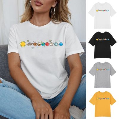 Korean Fashion Round Neck T-Shirt Style For Women Unisex Tops Tees M-TS078 i ~ C