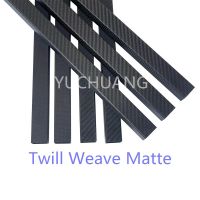 2Pcs/Lot 500mm 3K Carbon Fiber Square Tube OD 8mm 10mm 12mm 15mm 18mm 20mm 22mm 25mm 28mm 30mm 35mm 40mm 50mm Twill Weave Matte Wires Leads Adapters