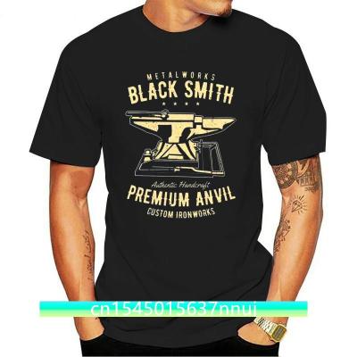 Blacksmith T Shirt Blacksmithing Graphic Shirt Premium Anvil Hot Selling Fitness Clothing Male Print 033452