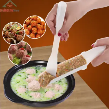 1set Kitchen Fishball Meatball Maker, Stuffing Meat Cooking Tool