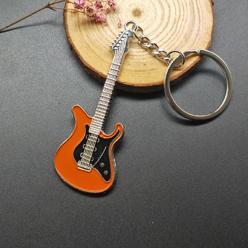 Buy Wholesale China Rhinestone Key Chain Guitar Metal Jewelry