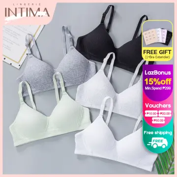 5pcs/lot Child Cotton Bra For Young Girls Kids Teenage Underwear Wireless  Small Training Puberty Bras Undergarment Clothes