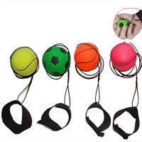 ของเล่นเด็ก Bouncy Finger Band Ball ลูกยางยืดหยุ่นสำหรับข้อมือการออกกำลังกายมือนิ้วความแข็งบรรเทาข้อมือ Bounce Ball