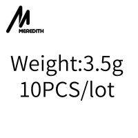 (อุปกรณ์ตกปลา) MEREDITH 10ชิ้น/ล็อต3.5G 5G 7G 10G 14G เบ็ดตกปลาจิ๊กเจาะเลือดหัวสำหรับเหยื่อแบบนิ่มคาร์บอนเหล็กตกปลา Hooks Fishin