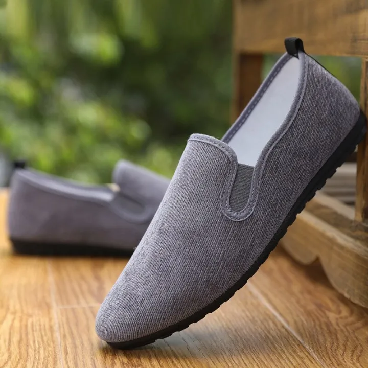 fabric loafer shoes