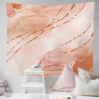 Tapestry Ins Wind Blue Purple Pink Watercolor Marble Background Bedroom Livingroom Personality Decoration Hanging Cloth