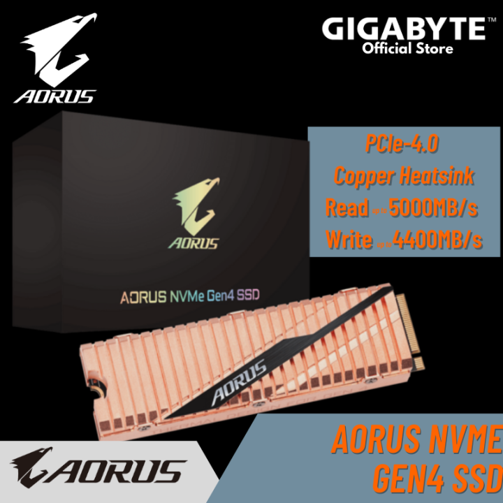 Gigabyte aorus nvme hot sale gen4 ssd 1tb