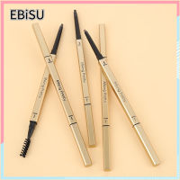 EBiSU Store แท่งทองแท่งเล็กสองหัวหมุนอัตโนมัติดินสอเขียนคิ้วแบบรีฟิลดีมากตะเกียบทองขนาดเล็กกันน้ำและกันเหงื่อติดทนนานดินสอเขียนคิ้วสำห