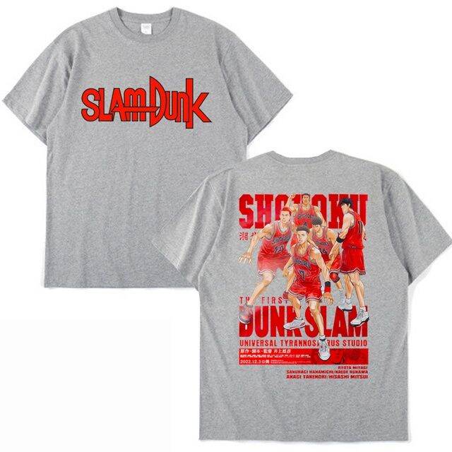 ข้อเสนอพิเศษ-tshirt-เสื้อยืดแขนสั้น-ผ้าฝ้าย-พิมพ์ลายอนิเมะ-slam-dunk-ขนาดใหญ่-สไตล์ฮิปฮอป-แฟชั่นฤดูร้อน-สําหรับผู้ชาย-และผู้หญิง-s-5xs-5xl