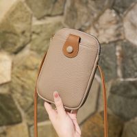 【hot seller】 leather womens bag mobile phone crossbody 2023 new summer mini fashion all-match light