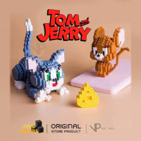 [Nano Blocks] ตัวต่อ เลโก้ Tom and Jerry แมว และ หนู ครบชุดยกกล่อง