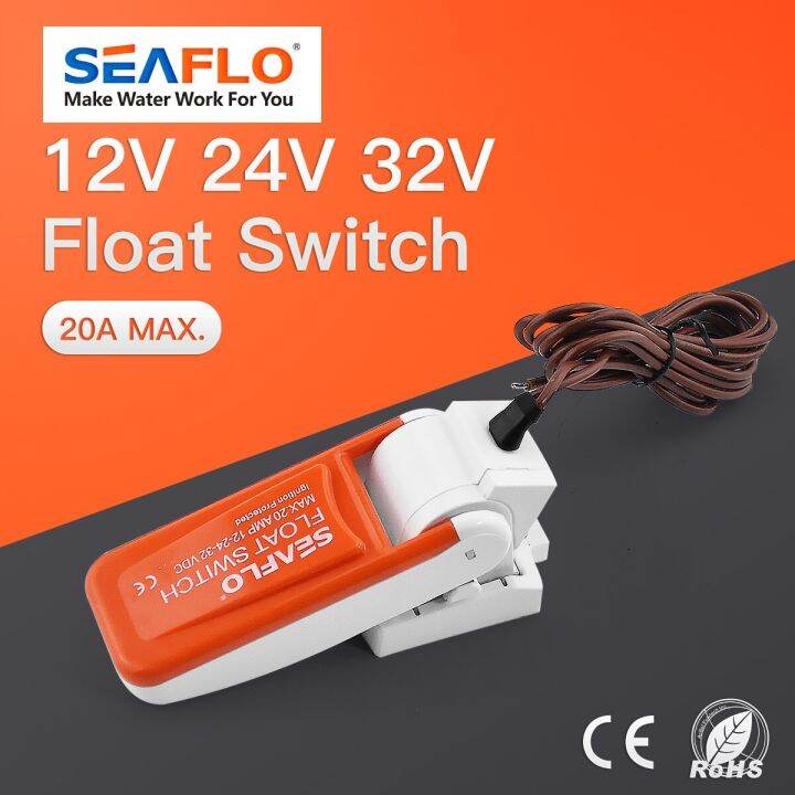 12V 24V 32V Automatic Bilge Pump Float Switch Bilge Switches Flow For