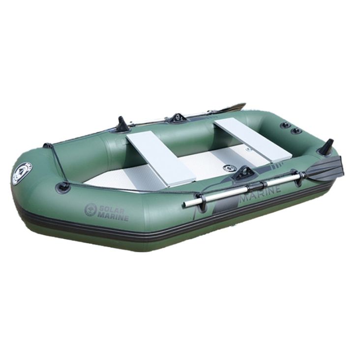 solar-marine-2-6-m-3-person-pvc-inflatable-boat-fishing-kayak-canoe-dinghy-air-mat-floor-with-accessories-water-sports