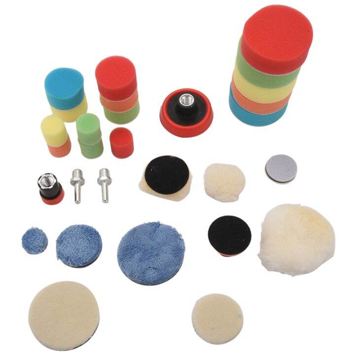 polishing-wheel-buffing-car-beauty-waxing-car-polishing-pad-set-polishing-buffer-waxing-buffing-pad-gross-polish-polishing-equipment-for-automotive-sander-drill-adapter