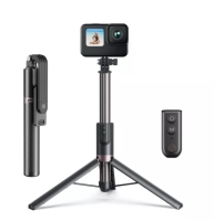 TELESIN 1.3M Selfie Stick ขาตั้งกล้อง+ รีโมทคอนโทรล Bluetooth สำหรับ GoProและมือถือ