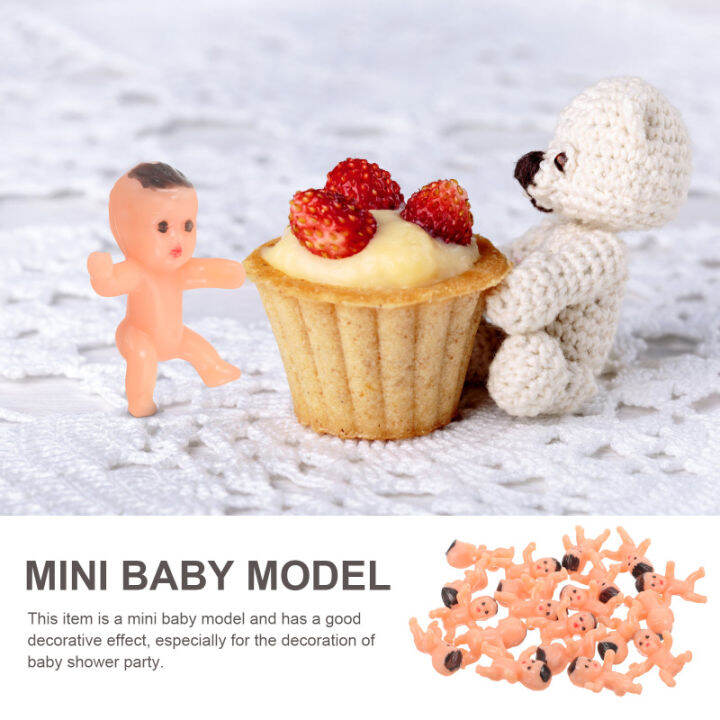 jiogein-20pcs-mini-baby-models-plastic-toys-babies-tiny-babies-decors-รุ่นเล็กสำหรับเด็กสำหรับเด็กอาบน้ำเค้ก