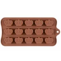 แม่พิมพ์ ซิลิโคนรูปมงกุฎ 15 ช่อง (คละสี) 15 Cavity Crown Shaped Chocolate Soap Candy Mold By สุวภัทร SWP Shop