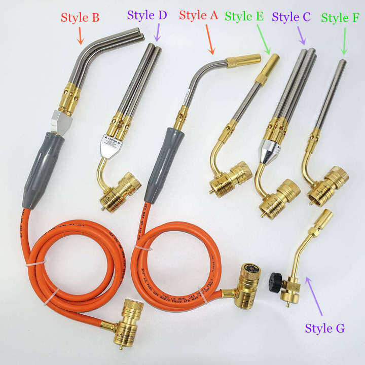 Mapp Gas Welding Flame Brazing 1.5m Hose Cga600 Bbq Quenching Hvac