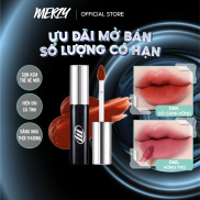 NEW Son Kem Lì Mịn Nhẹ Như Bơ, Che Phủ Rãnh Môi Merzy Cyber Mellow Tint 4g