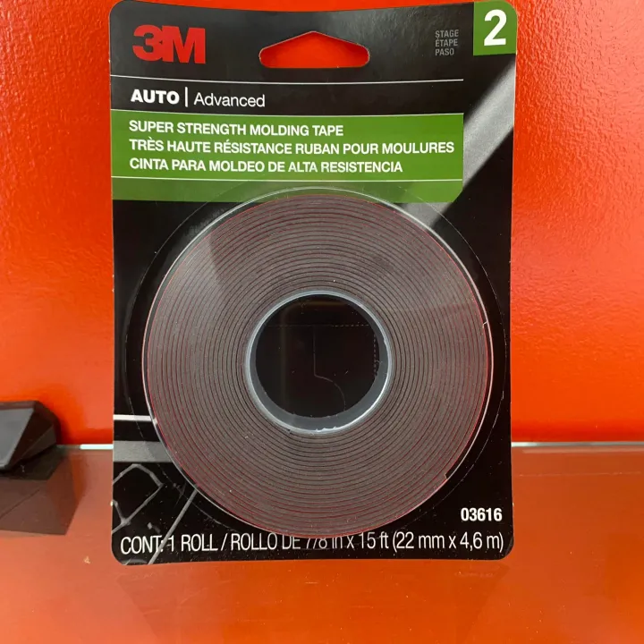 3M Super Strength Molding Tape for attaching body side moldings, trim