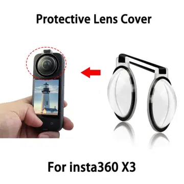 For Insta 360 X3 Sticky Lens Guards Protector Panoramic Lens Protector  Sports Camera Accessories 