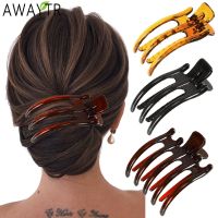 ✷✵ Acrylic Hair Claws Clips for Women Clips Crab Clamps Ponytail Holder Duckbill Hairpins Girls Barrettes Fashion Hair Accessories