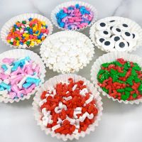 【CW】▼❈✒  20g UnicornChristmas Snowflake Cartoon Sprinkles Decoration Edible Beads Fondant Toppers