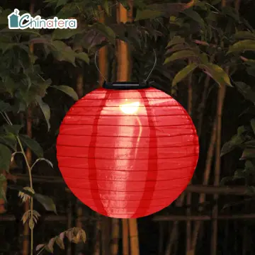 Solar japanese store lanterns outdoor