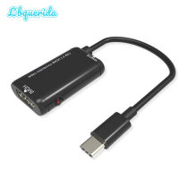 อะแดปเตอร์ที่รองรับ Type-C เป็น HDMI Mini Type-C USB 3.1ตัวผู้ถึง1080P สายแปลงวิดีโออะแดปเตอร์ตัวเมียที่รองรับ HDMI สำหรับสมาร์ทโฟนหรือแท็บเล็ต Type-C