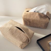 Japanese-style Cotton Linen Tissue Box Napkin Holder Home Living Room Dining Table Paper Box Storage Bag Dispenser Holder