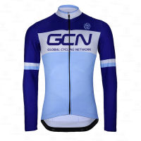 GCN Team Long Sleeve Cycling Jersey Set Bib Pants Ropa Ciclismo Bicycle Clothing New MTB Bike Jersey Uniform Men Clothes