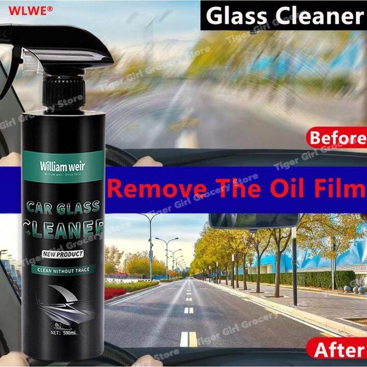 【Oil film removal】Car glass cleaner Car Care Glass Restorer windshield