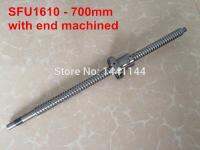 ❖⊕☬ SFU1610 - 700mm Ball screw ballnut end machining for BK12/BF12 standard processing