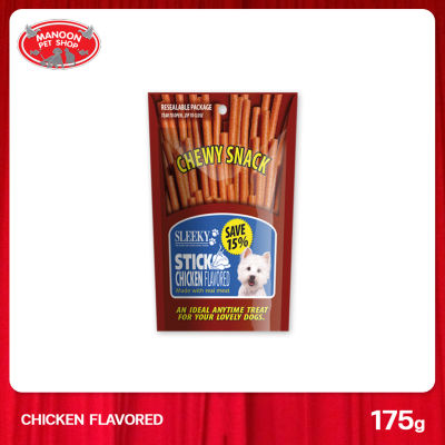 [MANOON] SLEEKY Chewy Stick Chicken Flavored รสไก่ 175 กรัม (ชนิดแท่ง)