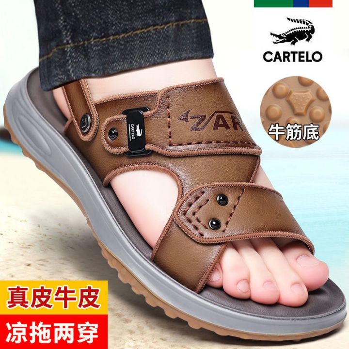 hot-sale-cartelo-crocodile-soft-soled-sandals-mens-summer-2023-casual-thick-soled-beach-shoes-tendon-soled-and-slippers