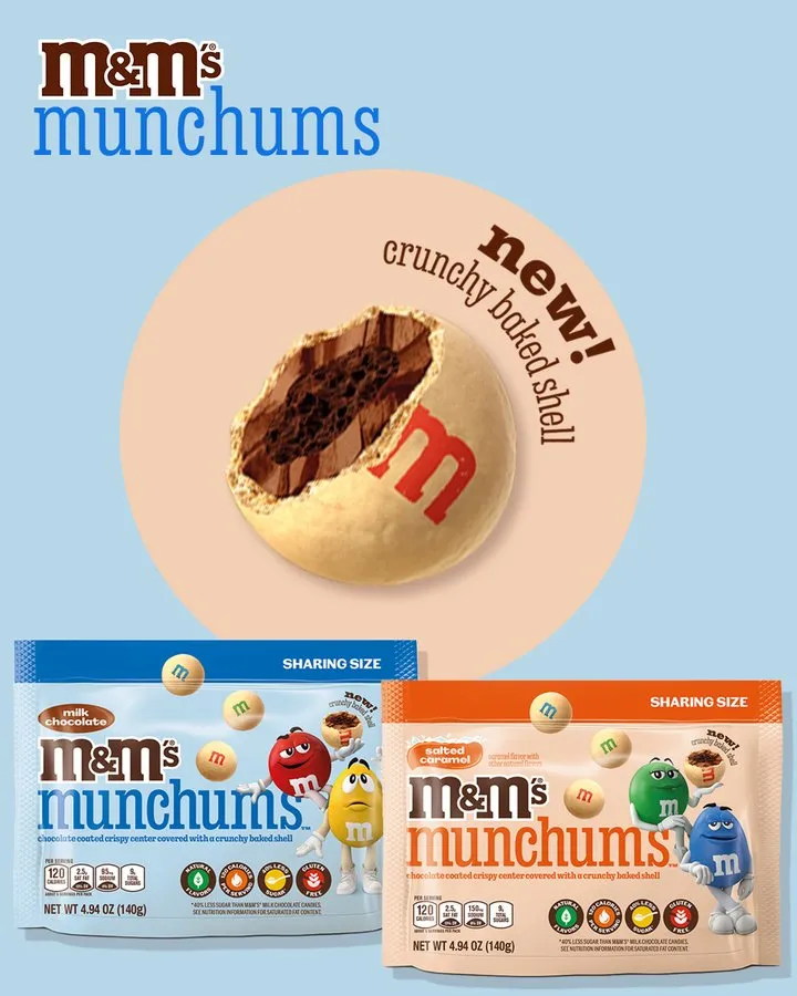 M&M’s Munchums Salted Caramel Chocolate Baked Snacks - 4.94oz. Bag