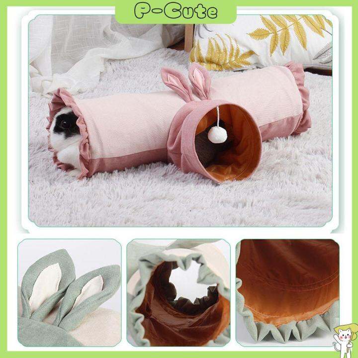 PCUTE Small Animals Spacious Space Gerbil Rat Tubes Guinea Pig Tunnels