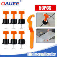 Oauee 50ชิ้นระดับเวดจ์ Spacers กระเบื้องสำหรับพื้นกระเบื้องผนัง Spacer Carrelage กระเบื้องระบบปรับระดับ Leveler L Ocator S Pacers คีม