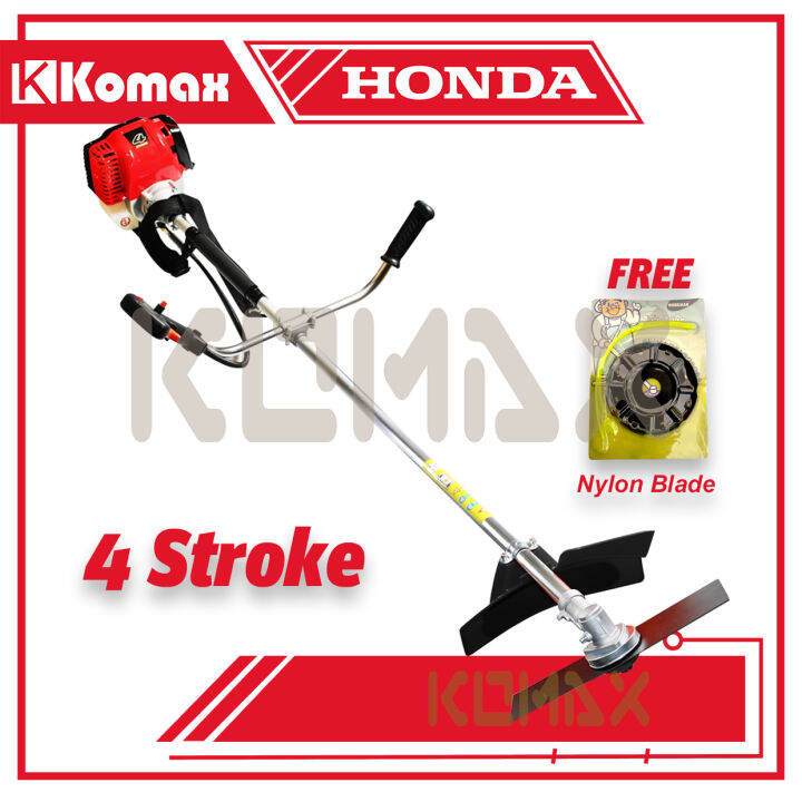 KOMAX Honda GX35 Grass Trimmer 4 Stroke Brush cutte Tiller attachment ...