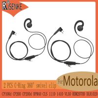 （2 PCS）Walkie Talkie Headset Cp100d CP200 Cp200d Radio Earpiece For Motorola BPR40 CLS 1110 1410 VL50 RDM2070D DLR1020 DLR1060