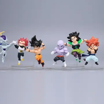 6pcs Dragon Ball Z Figures Set Super Saiyan Goku Son Blue Gokou Vegeta In  Stock