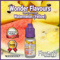 Wonder Flavours Watermelon (Yellow) SC - กลิ่นแตงโมเหลือง(เข้มข้น) - กลิ่นผสมอาหาร - ผ่านการรับรองจาก อย. ประเทศไทย บรรจุและขายโดย Flavorfy กลิ่นผสมอาหารอเนกประสงค์ เหมาะสำหรับ ลูกอม, กัมมี่, น้ำผลไม้, เบเกอรี่, ไอศครีม, ของเหลวอื่่นๆ